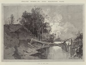 Donington Park, Blick in den Park von Charles Auguste Loye